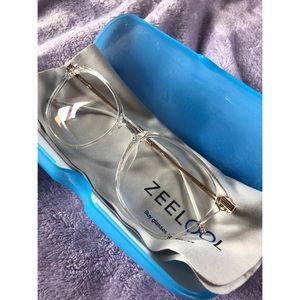 Ready for prescription clear frame glasses